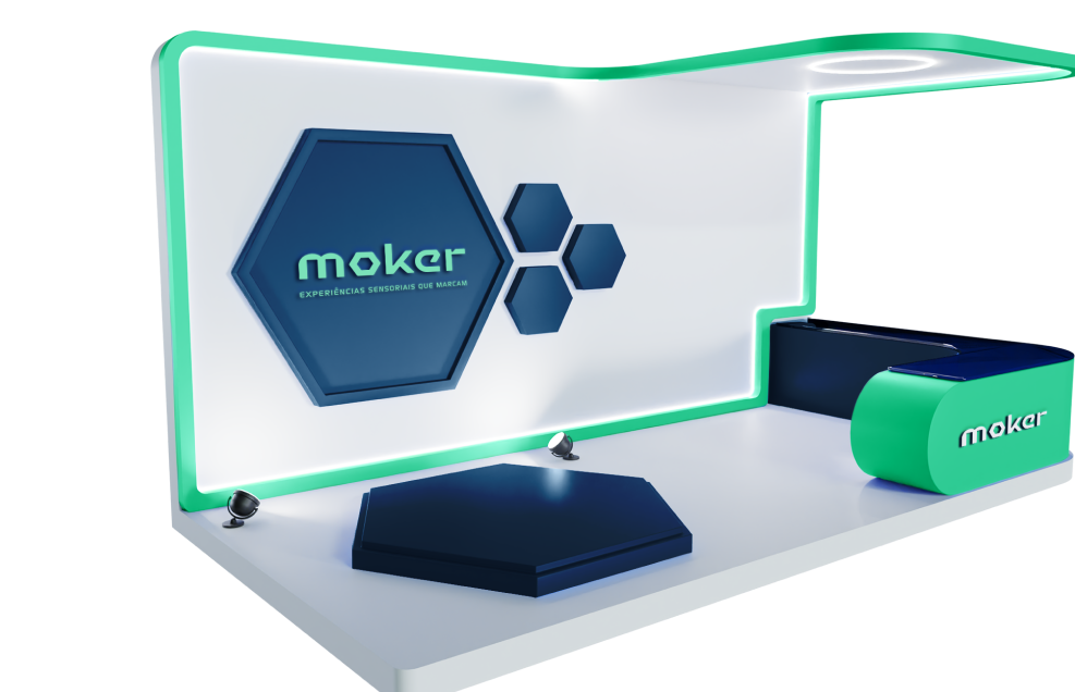 Imagem do stand da Moker